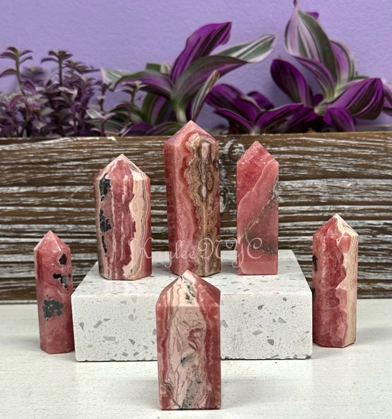 Wholesale Lot 1 lb Natural Rhodochrosite Obelisk Point Crystal Energy Healing