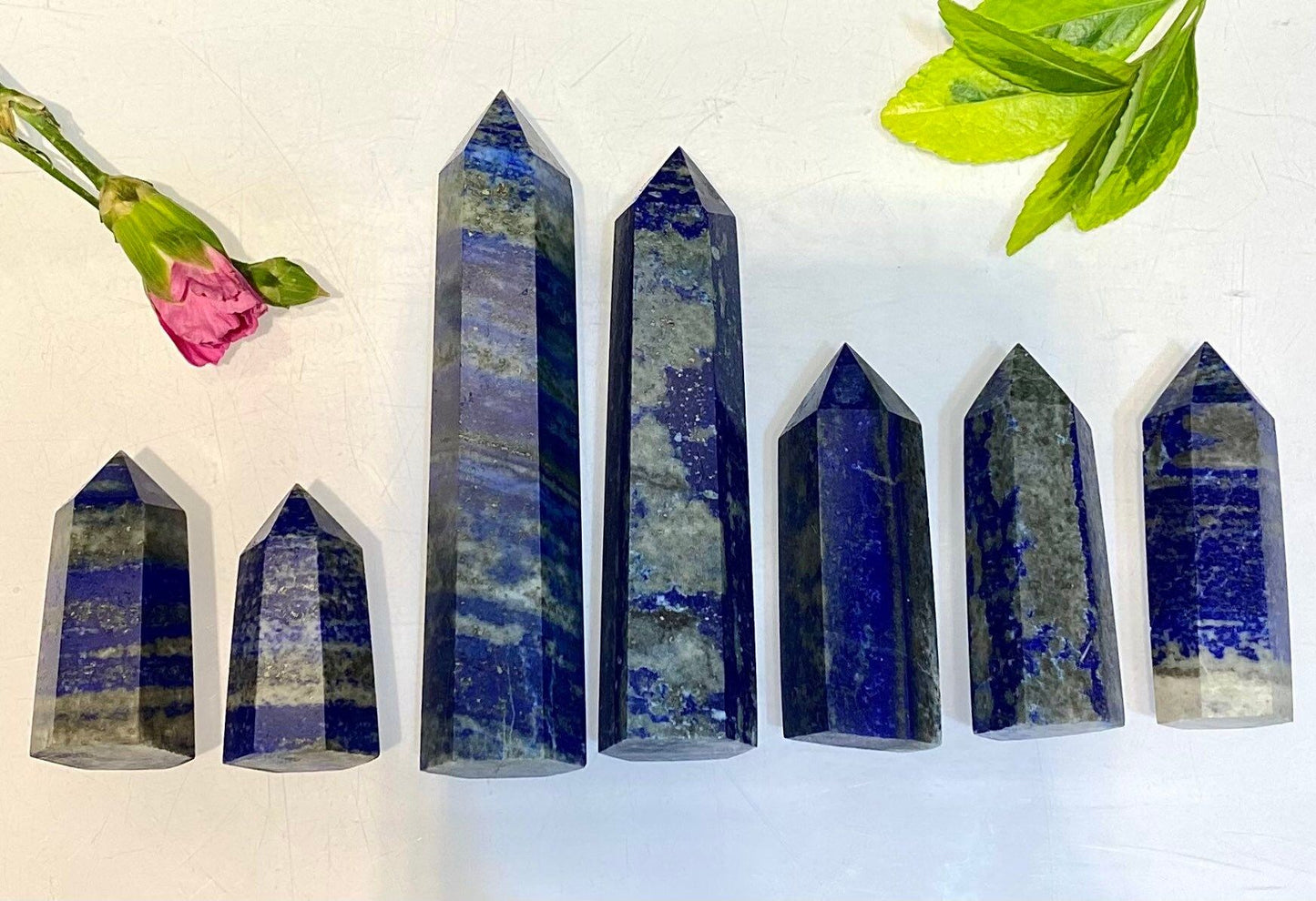 Wholesale Lot 1 Lb Lapis Lazuli Obelisk Tower Point Crystal Natural Energy