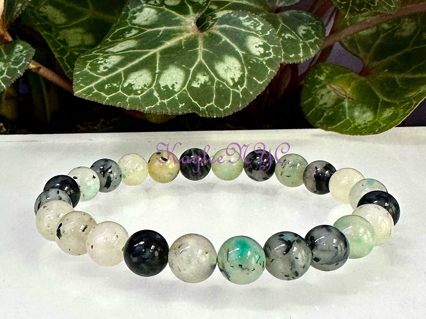 Wholesale Lot 6 Pcs Natural K11 8mm 7.5” Crystal Healing Stretch Bracelet