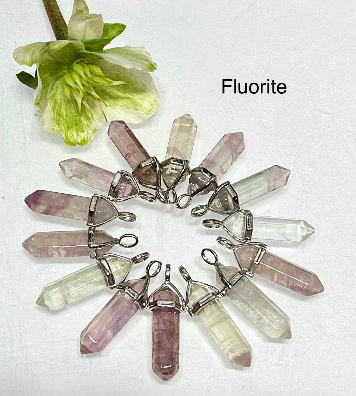 Wholesale Lot 16 Pcs Mix Crystal Pendant Nice Quality Natural Healing Energy