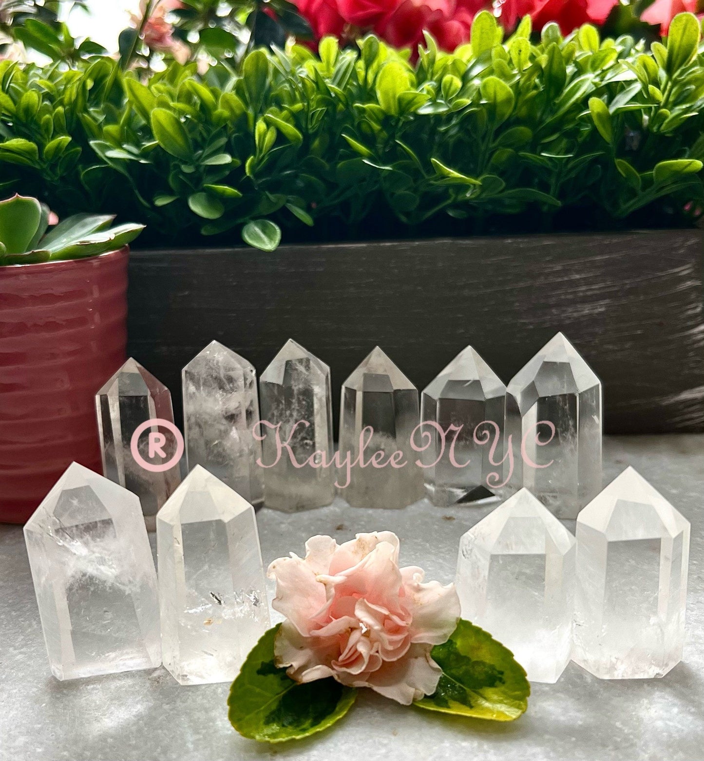 Wholesale Lot 1 Lb Natural Clear Quartz Obelisk Tower Point Crystal Energy