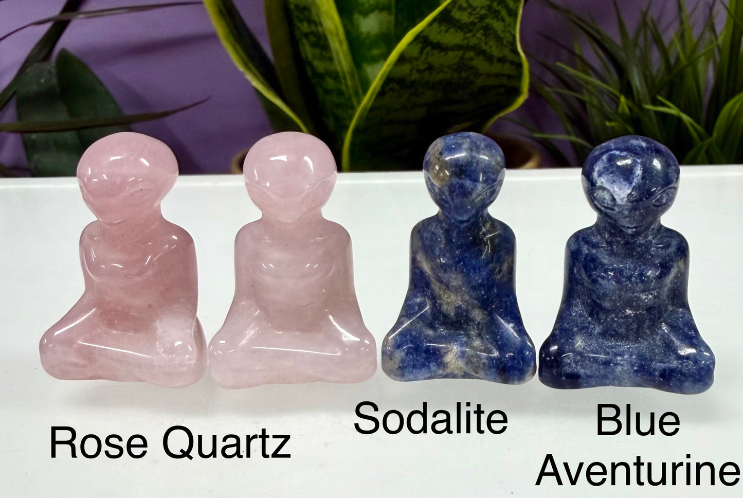 16 pcs 3cm Natural Crystal Alien