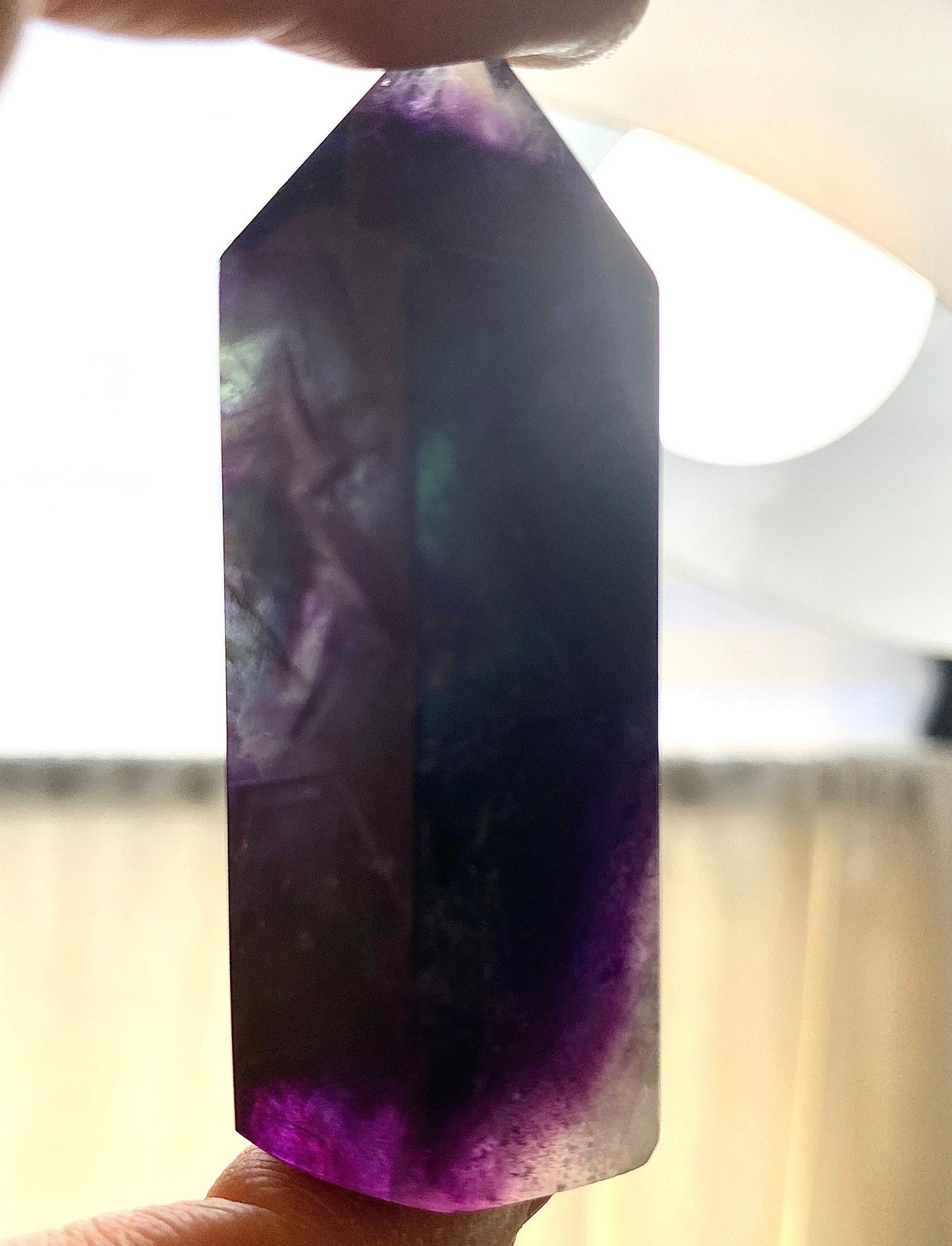 Wholesale Lot 2 Lbs Rainbow Fluorite Obelisk Point Crystal Natural Energy Tower