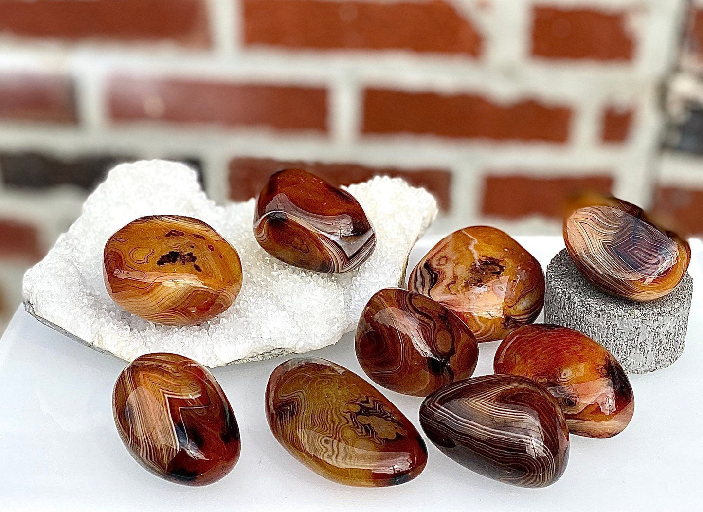 Wholesale 2 Lb Lot Natural Sardonyx Palm Stones Crystal Natural Energy