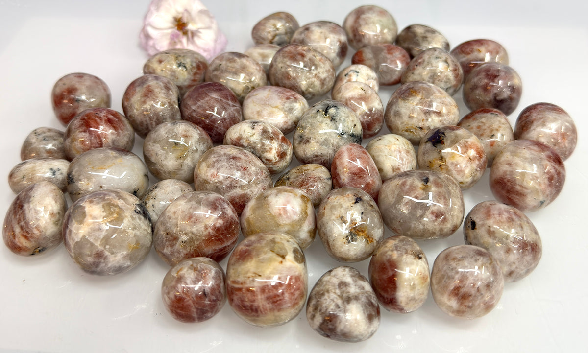 Wholesale Lot 2 lbs Natural Sunstone Tumble Crystal Healing Energy