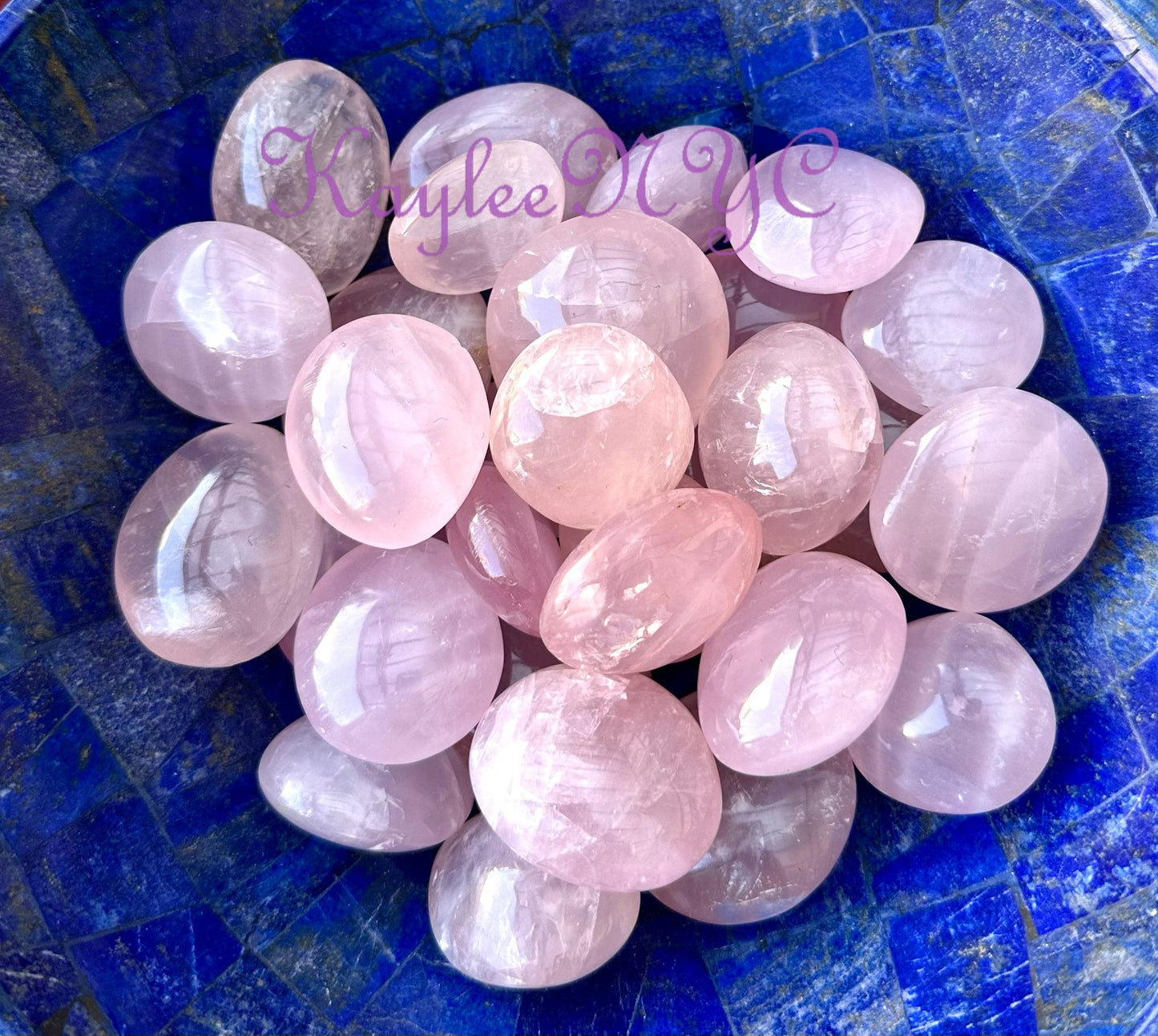 Wholesale Lot 2 Lbs Natural Rose Quartz Mini Palm Stone Healing Energy