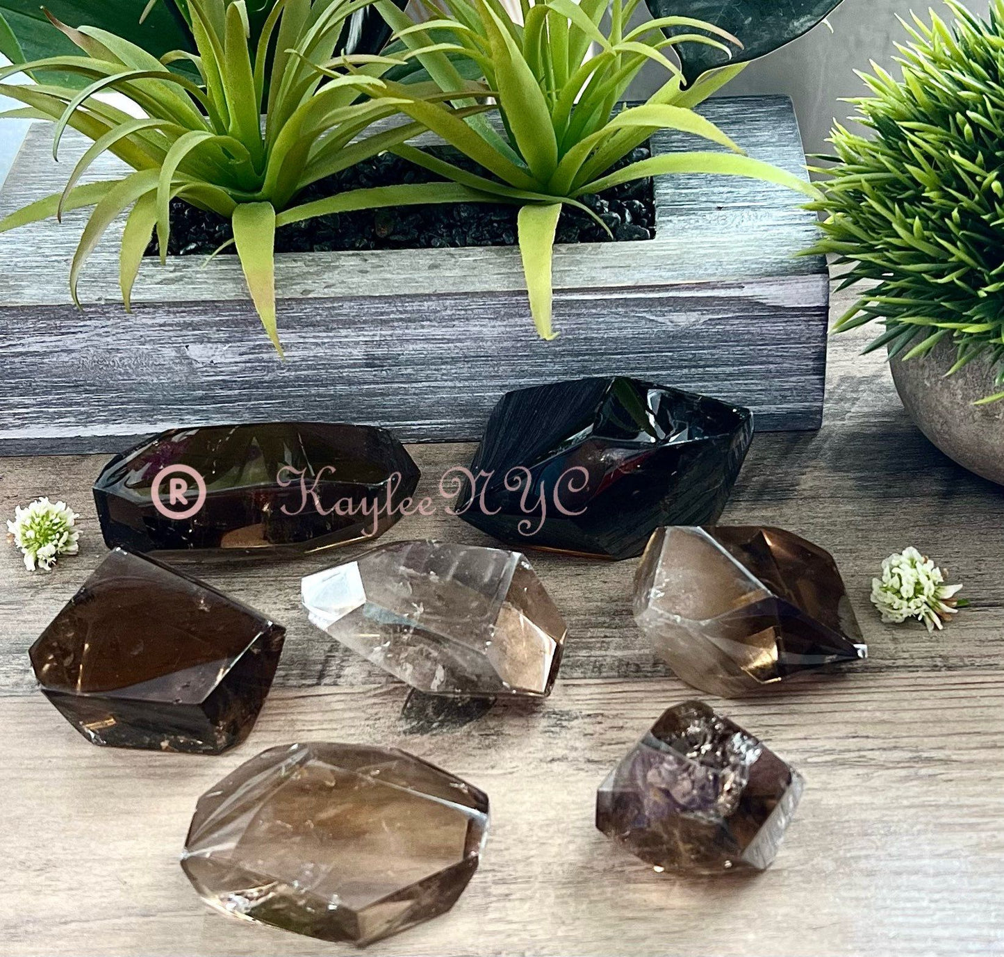 Wholesale Lot 2 lbs Natural Smoky Quartz Crystal Polished Freeform Healing Energy