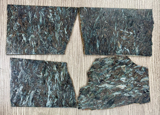 2 lbs Natural Astrophyllite / Arfvedsonite Slabs