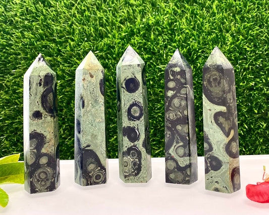 Wholesale Lot 1 Lb Kambaba Jasper Obelisk Tower Point Crystal Natural Energy