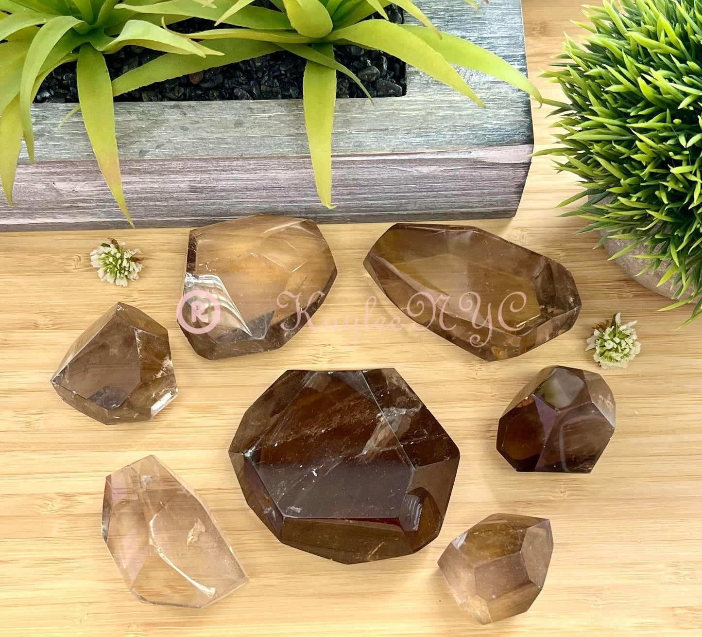 Wholesale Lot 2 lbs Natural Smoky Quartz Crystal Polished Freeform Healing Energy