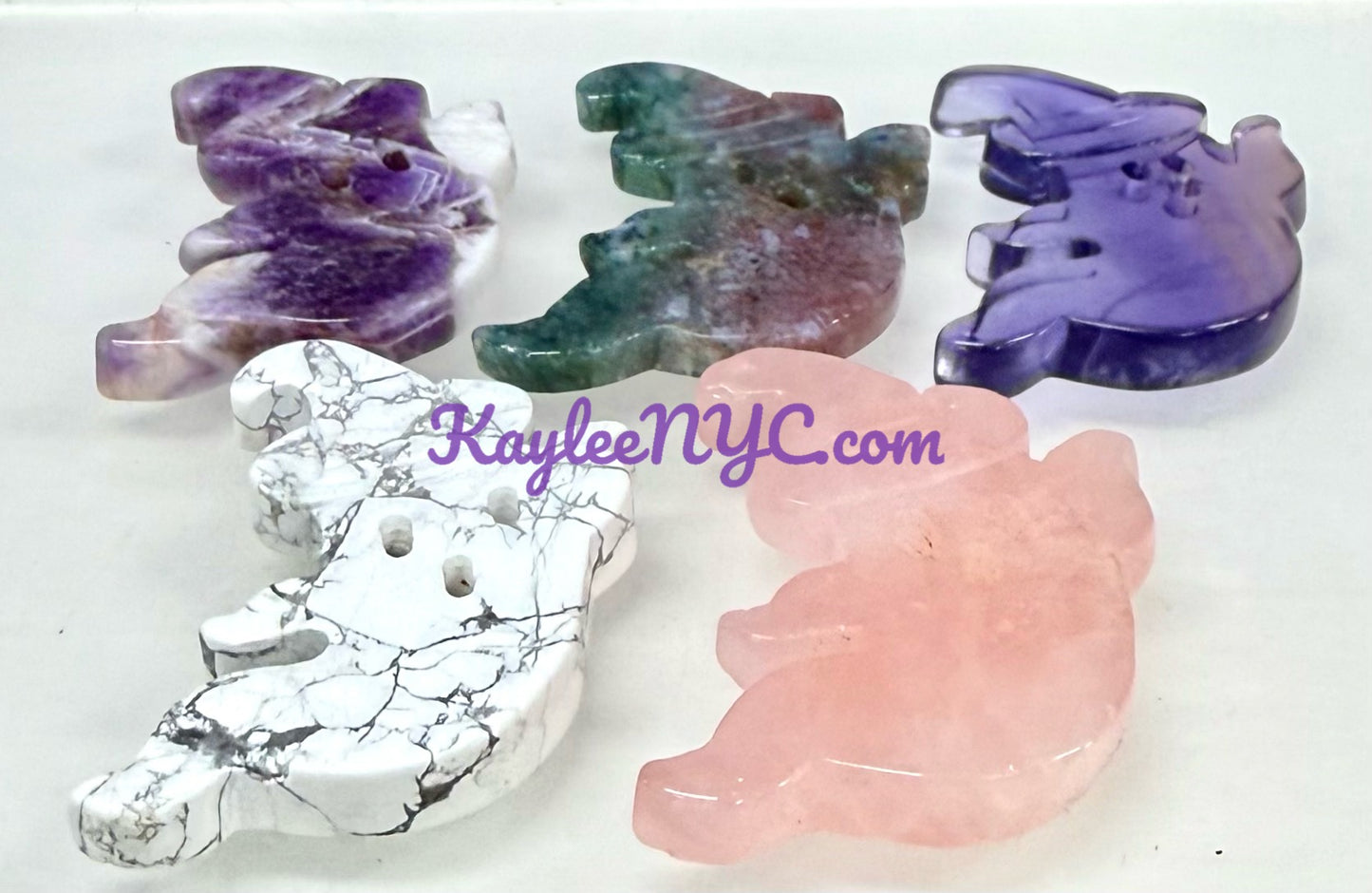 Wholesale Lot 5 PCs Natural Crystals Ghost Healing Energy