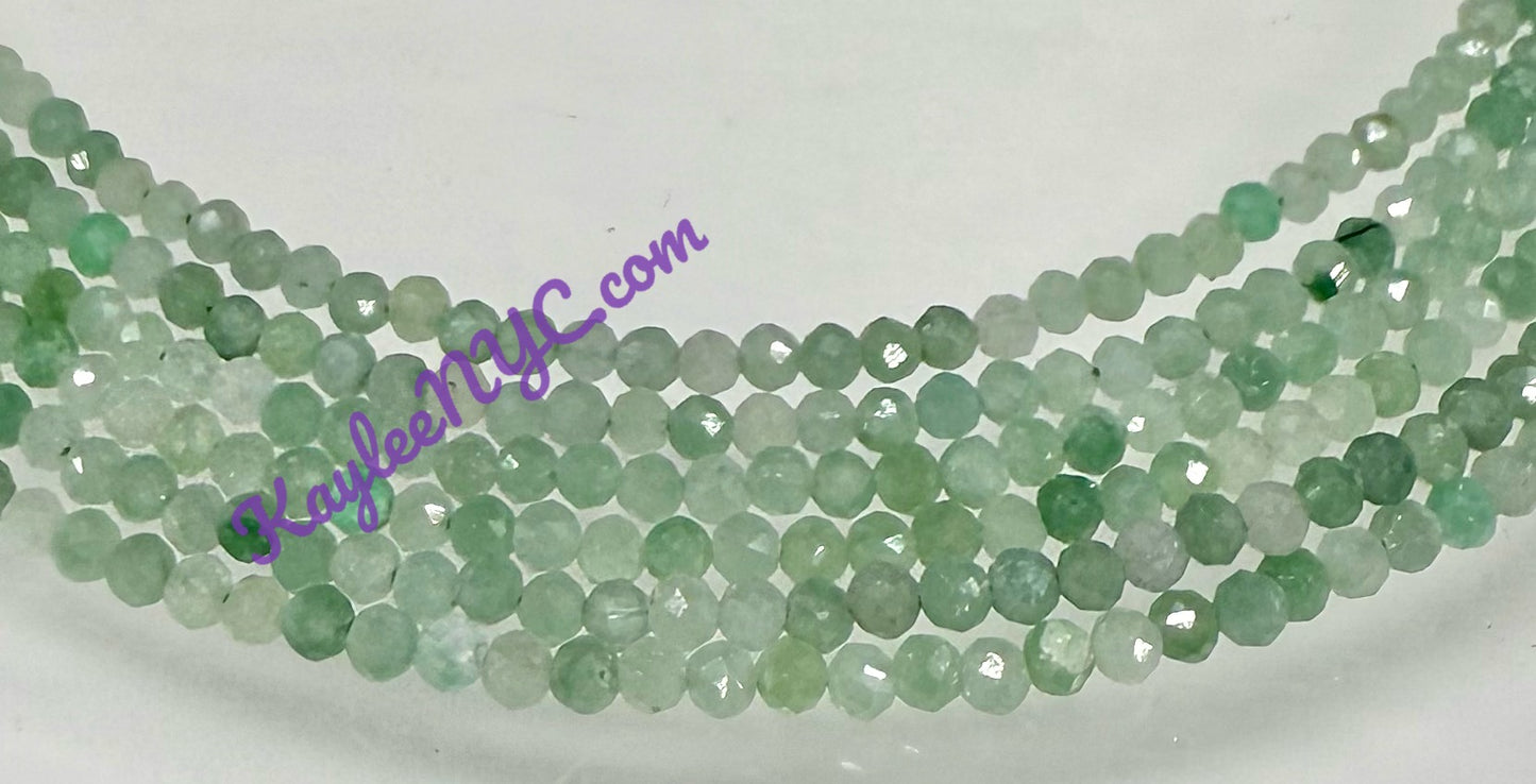 6 PCs 2mm Natural Burma Jade Necklaces