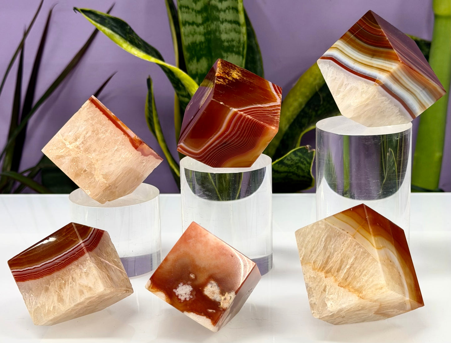 Wholesale Lot 2 lbs Natural Carnelian Cube Crystal Healing Energy