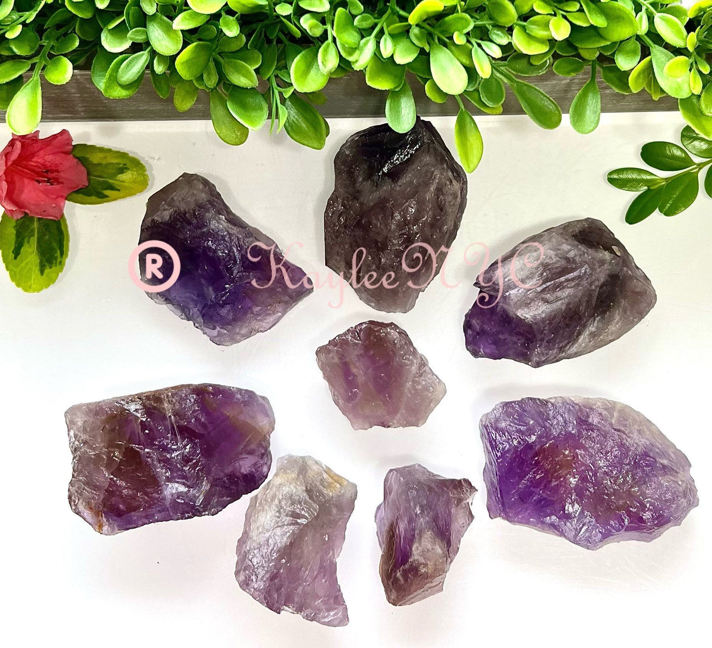 Wholesale Lot 2 Lbs Natural Raw Amethyst Crystal Nice Quality