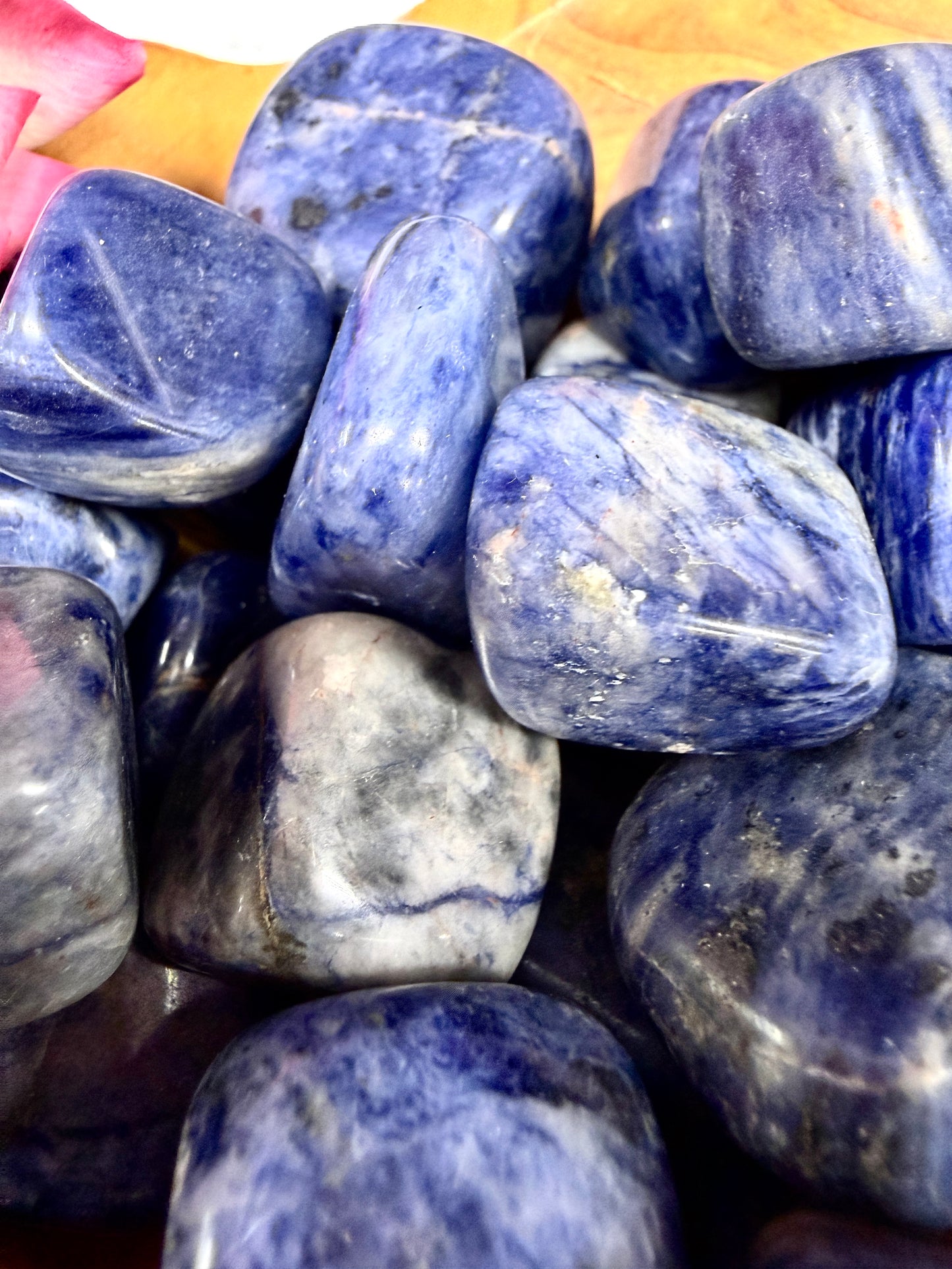 2 lbs Natural Sodalite Tumble Crystal Healing Energy