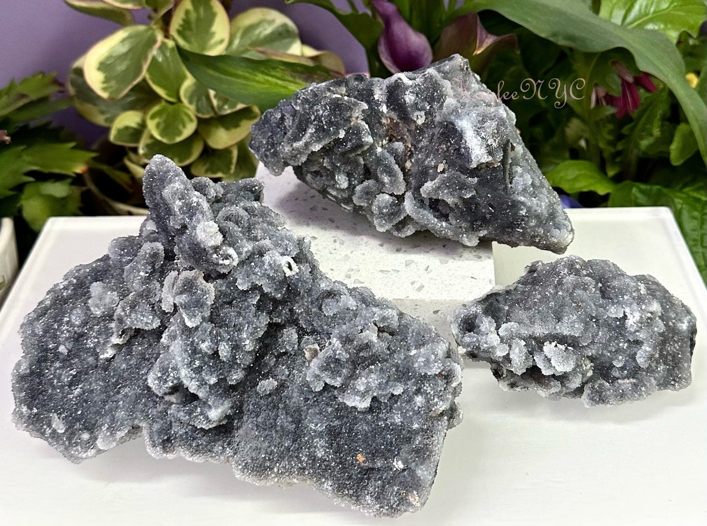 Wholesale Lot 3-4PCs Natural Sphalerite Cluster Raw Crystal