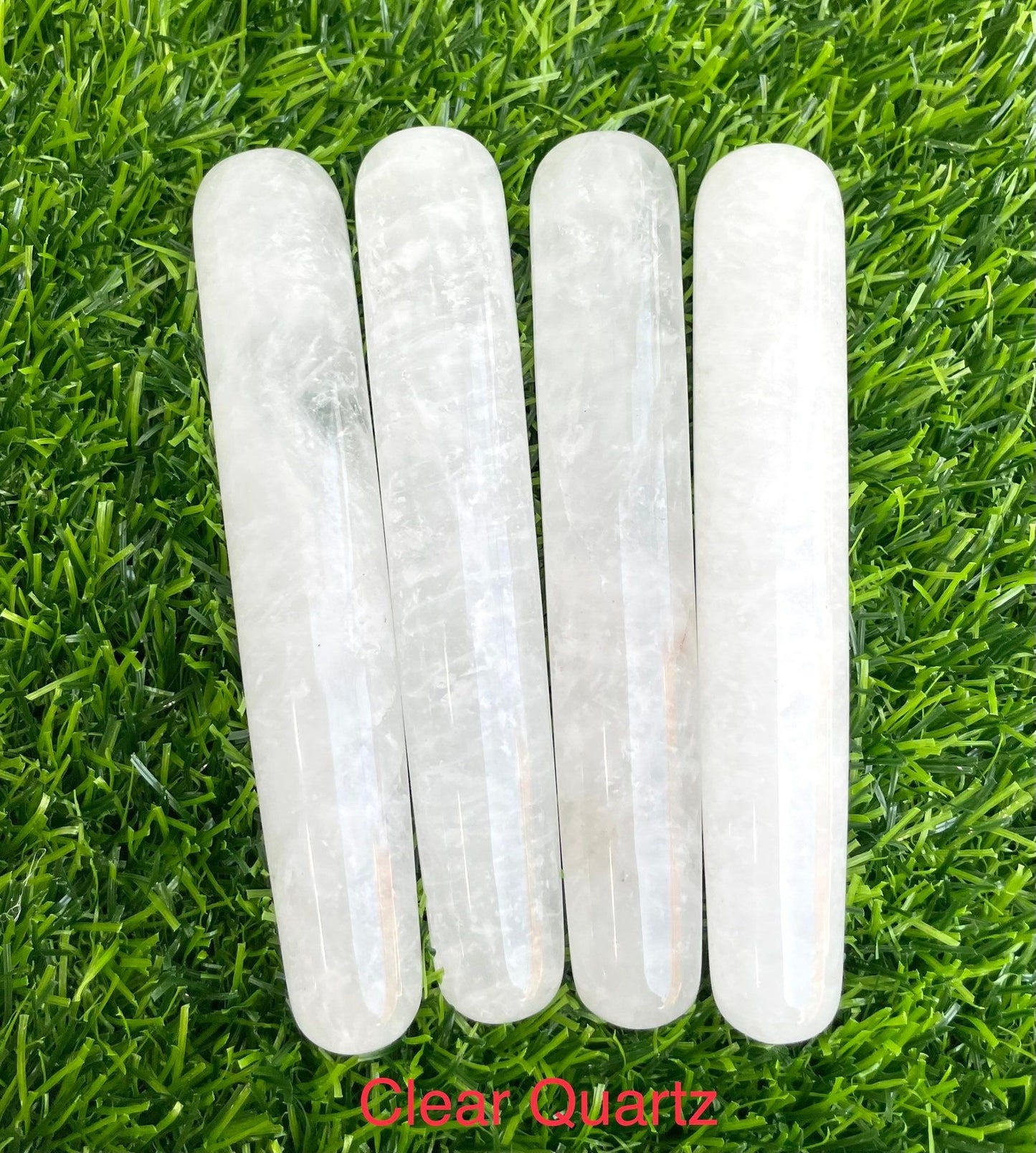 Wholesale Lot 8 Pcs Natural Mix Crystal Massage Wands Healing Energy