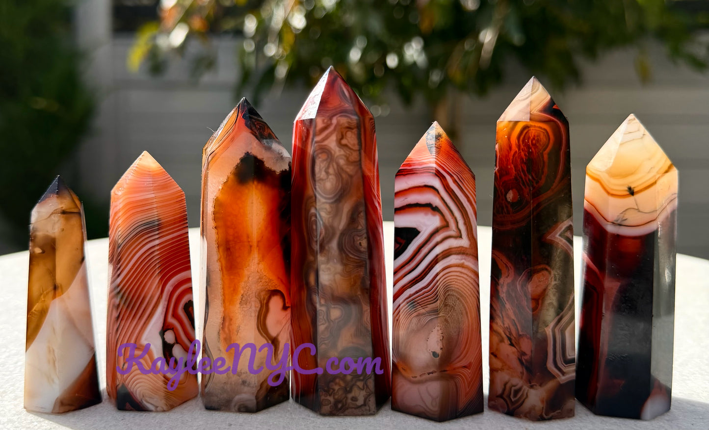 Wholesale Lot 1 lb Natural Sardonyx Obelisk Tower Point Crystal Healing Energy