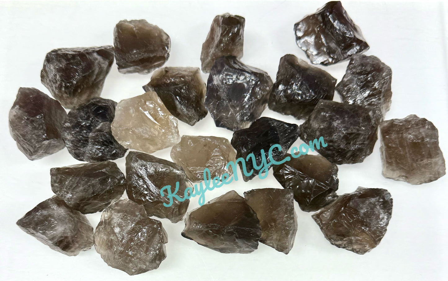 2 lbs Natural Smoky Quartz Rough Crystals Healing Energy