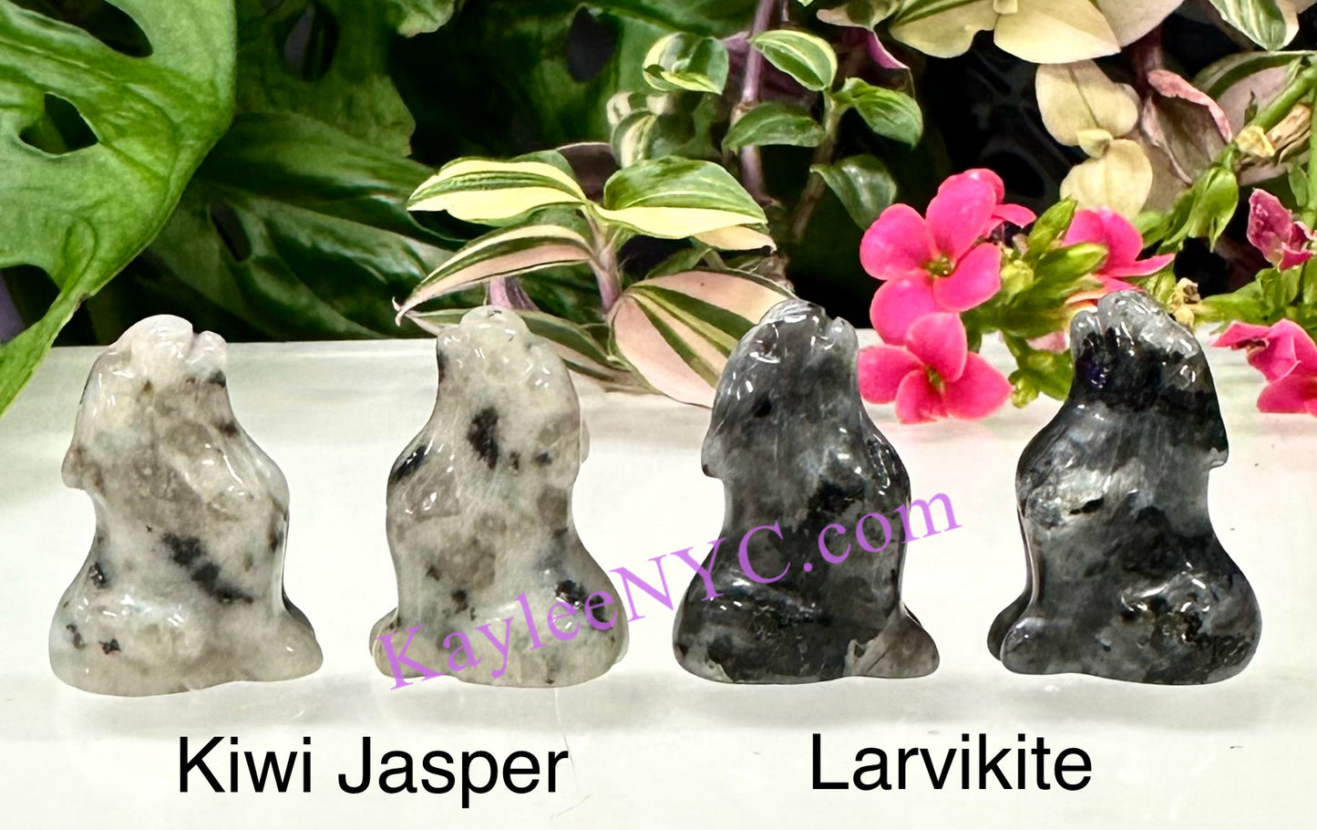 18 PCs 1” Natural Crystal Wolf
