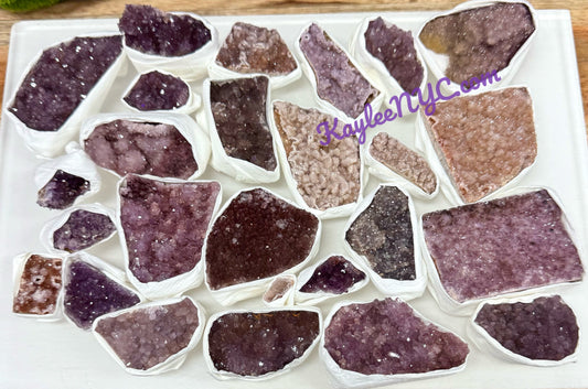 Wholesale Lot 2 lb Natural Amethyst Cluster Raw Crystal