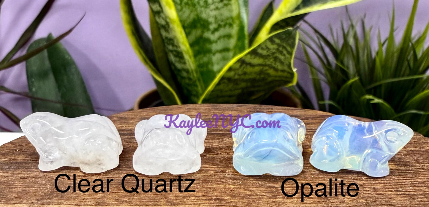 18 PCs 1” Mix Crystal Frogs