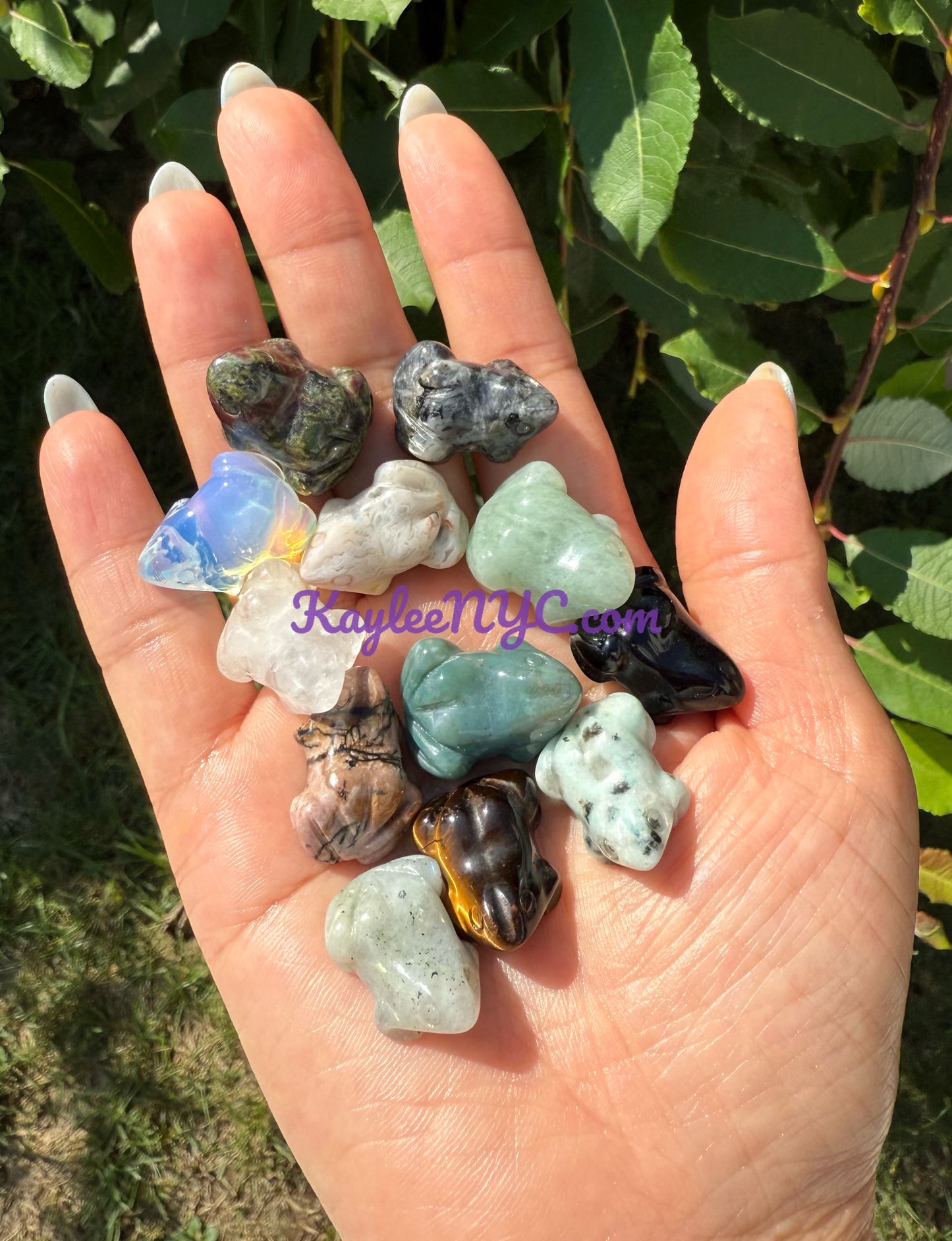 18 PCs 1” Mix Crystal Frogs