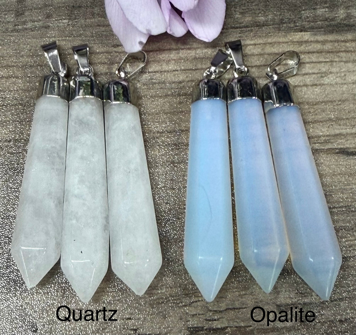 Wholesale Lot 9 Pcs Mix Crystal Pendant Healing Energy