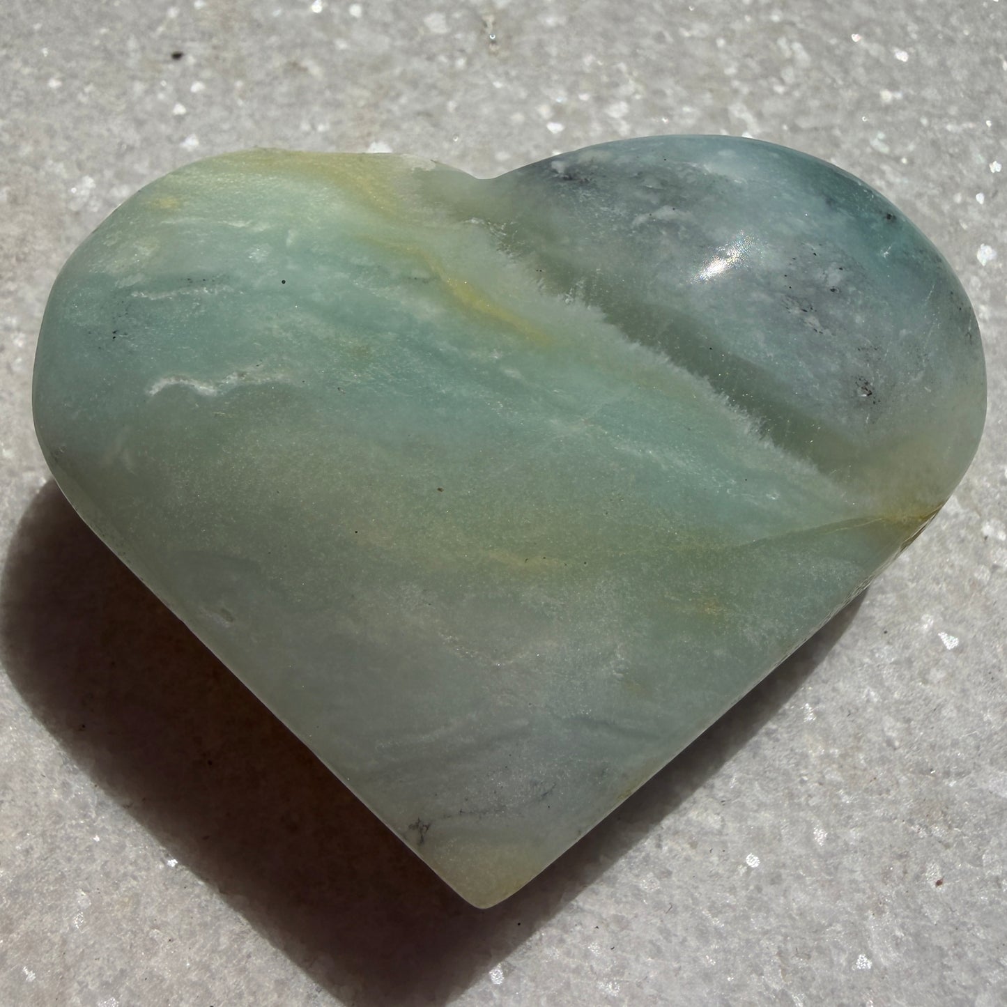 Wholesale Lot – 2 lbs Natural Amazonite Heart Carvings Crystal Healing Energy