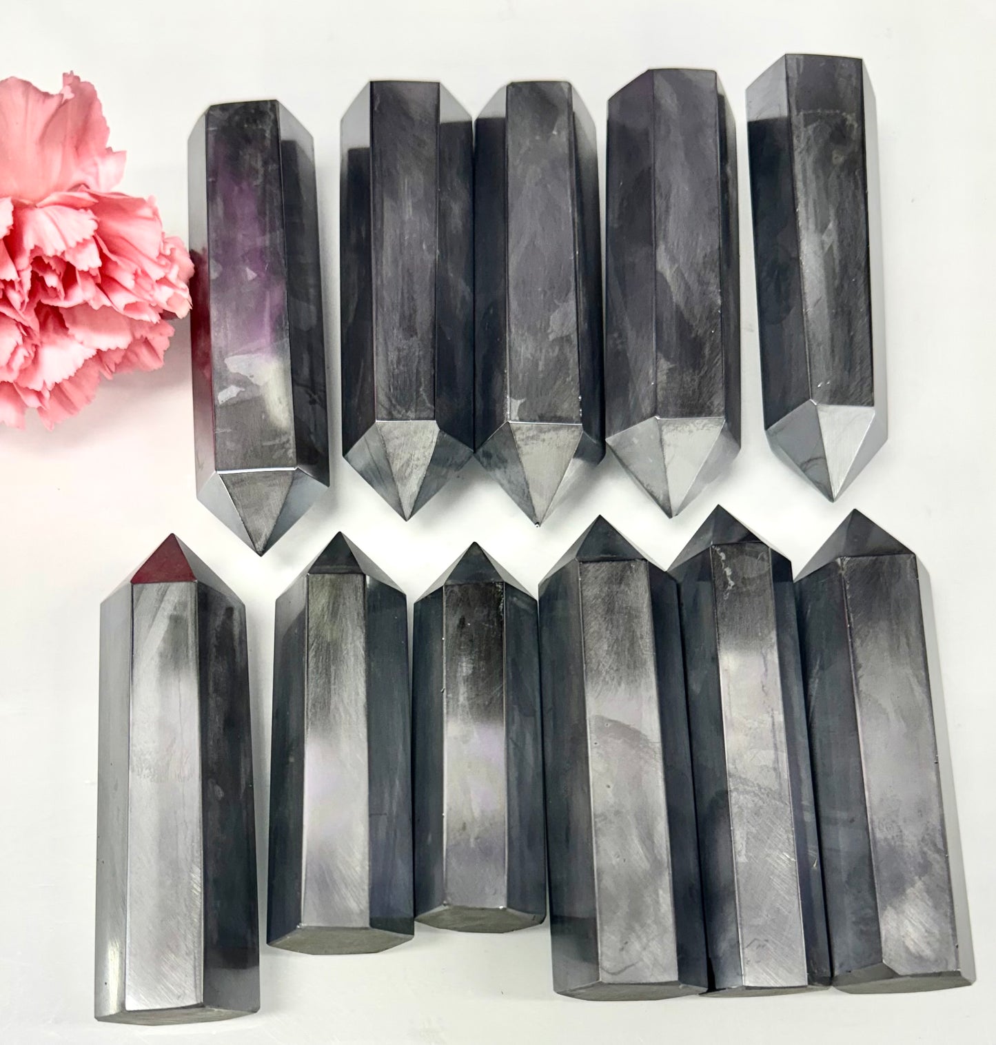 Wholesale Lot 2 Lbs Terahertz Tower Obelisk Point Crystal Energy