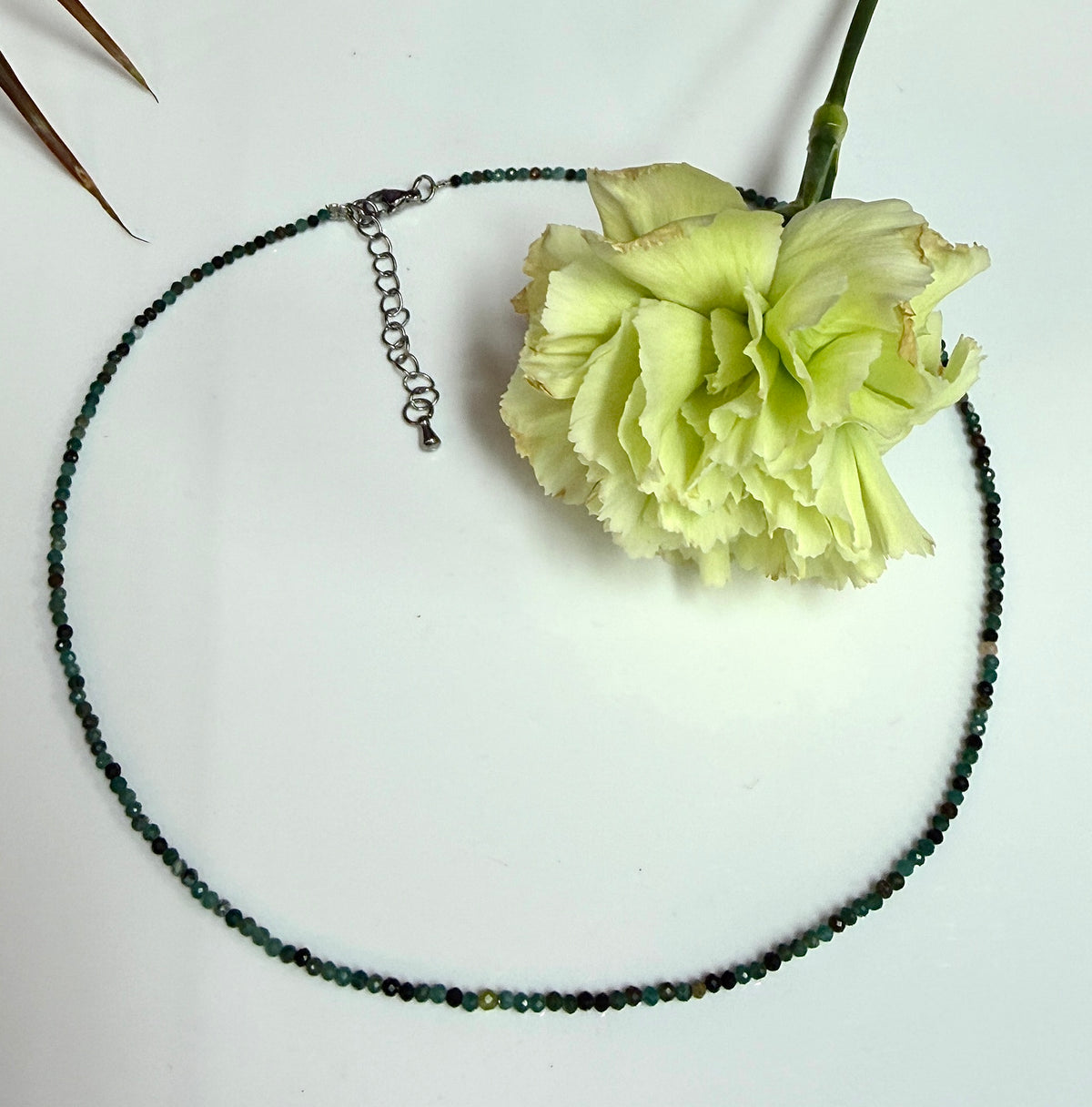 6 PCs 2mm Faceted Natural Lapis Lazuli Necklaces Stainless Steel Findings (Copy)
