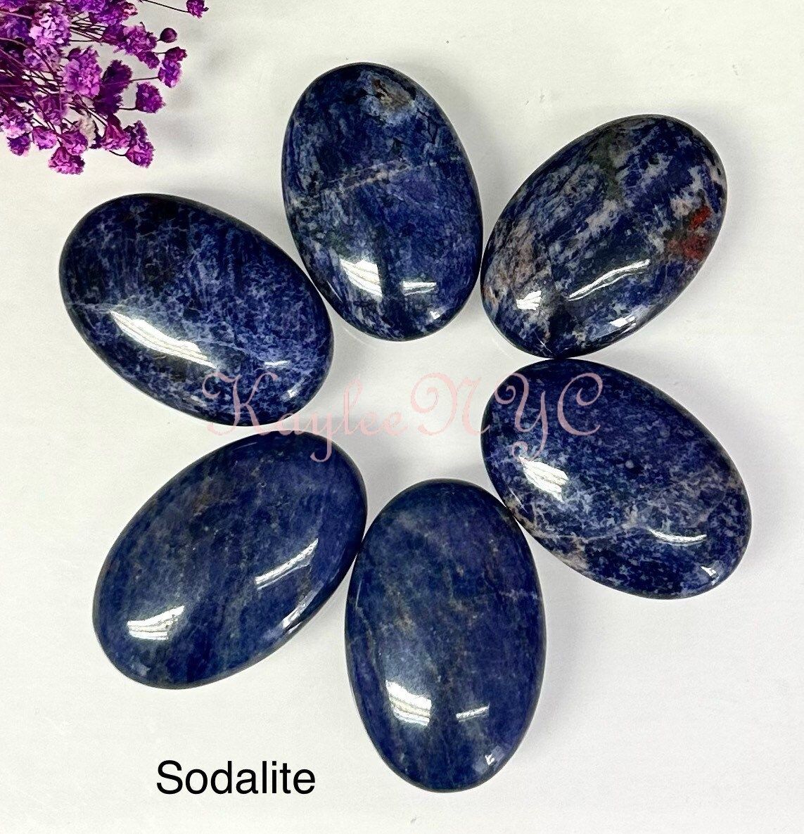 Wholesale Lot 8 pcs Natural Crystals Palm Stones Crystal Healing Energy