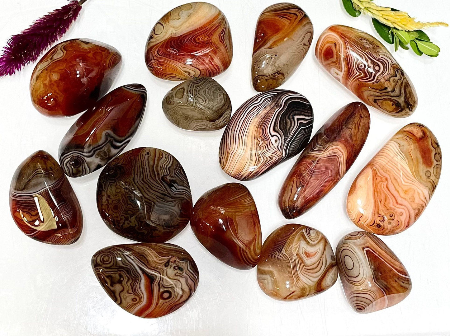 Wholesale 2 Lb Lot Natural Sardonyx Palm Stones Crystal Natural Energy