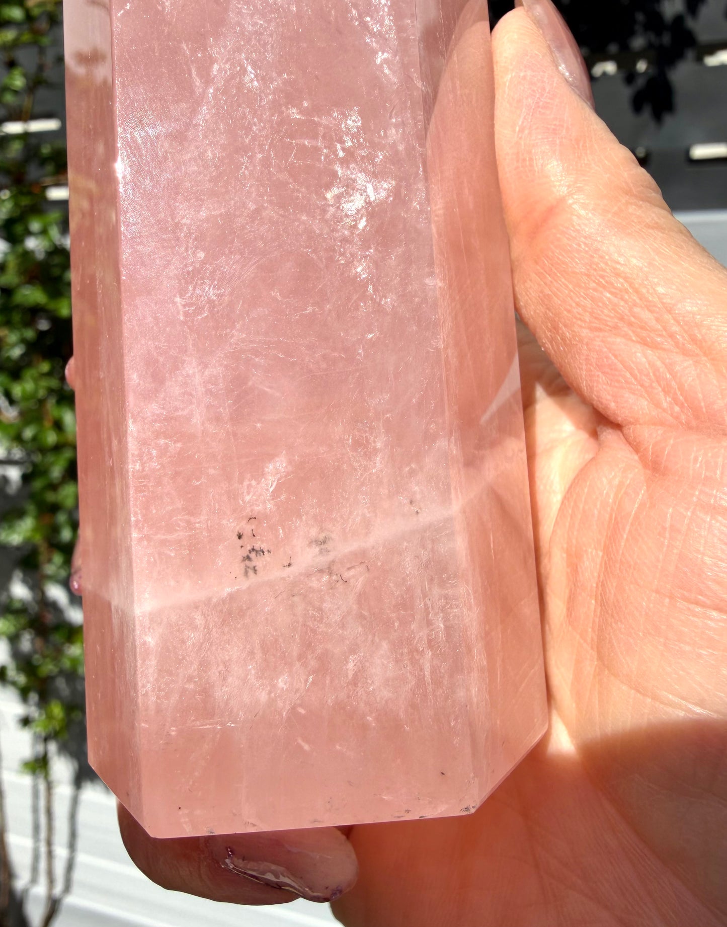 Wholesale Lot 4 Pcs Natural Rose Quartz Tower Crystal Obelisk point 3.8 to 4 lbs Healing Energy