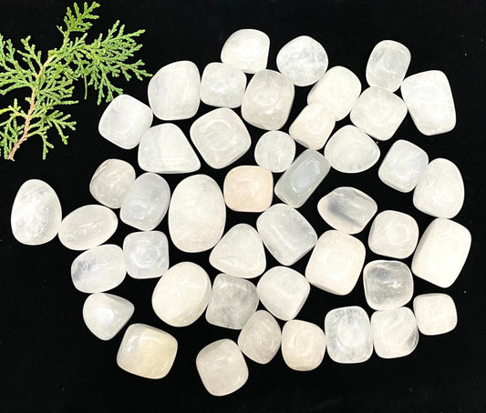 Wholesale Lot 2 Lbs Natural Clear Quartz Tumble Crystal Healing Energy Nice Quality