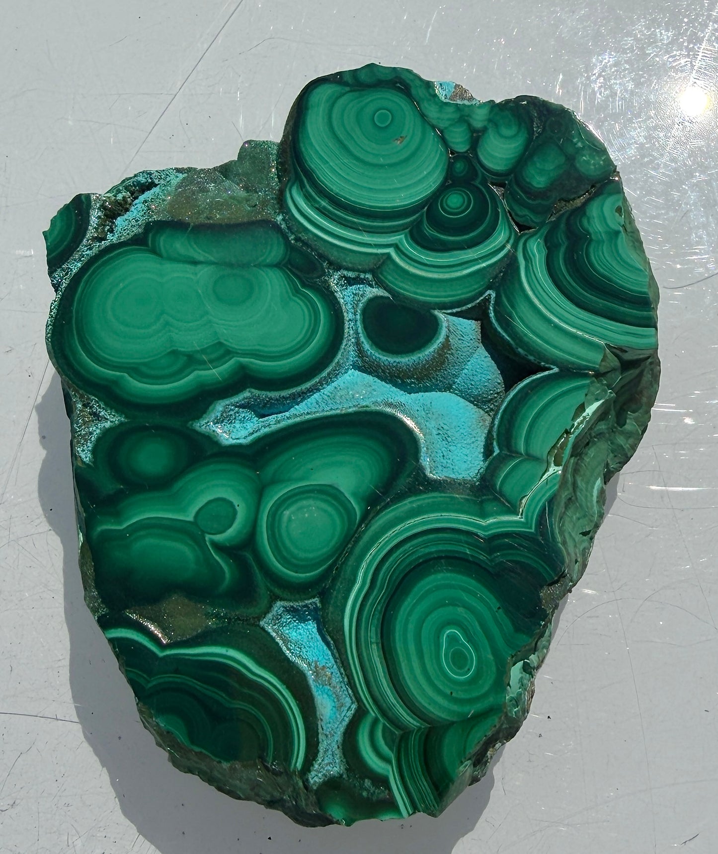 Wholesale 2 lbs Natural Chrysocolla Malachite Slabs Crystal