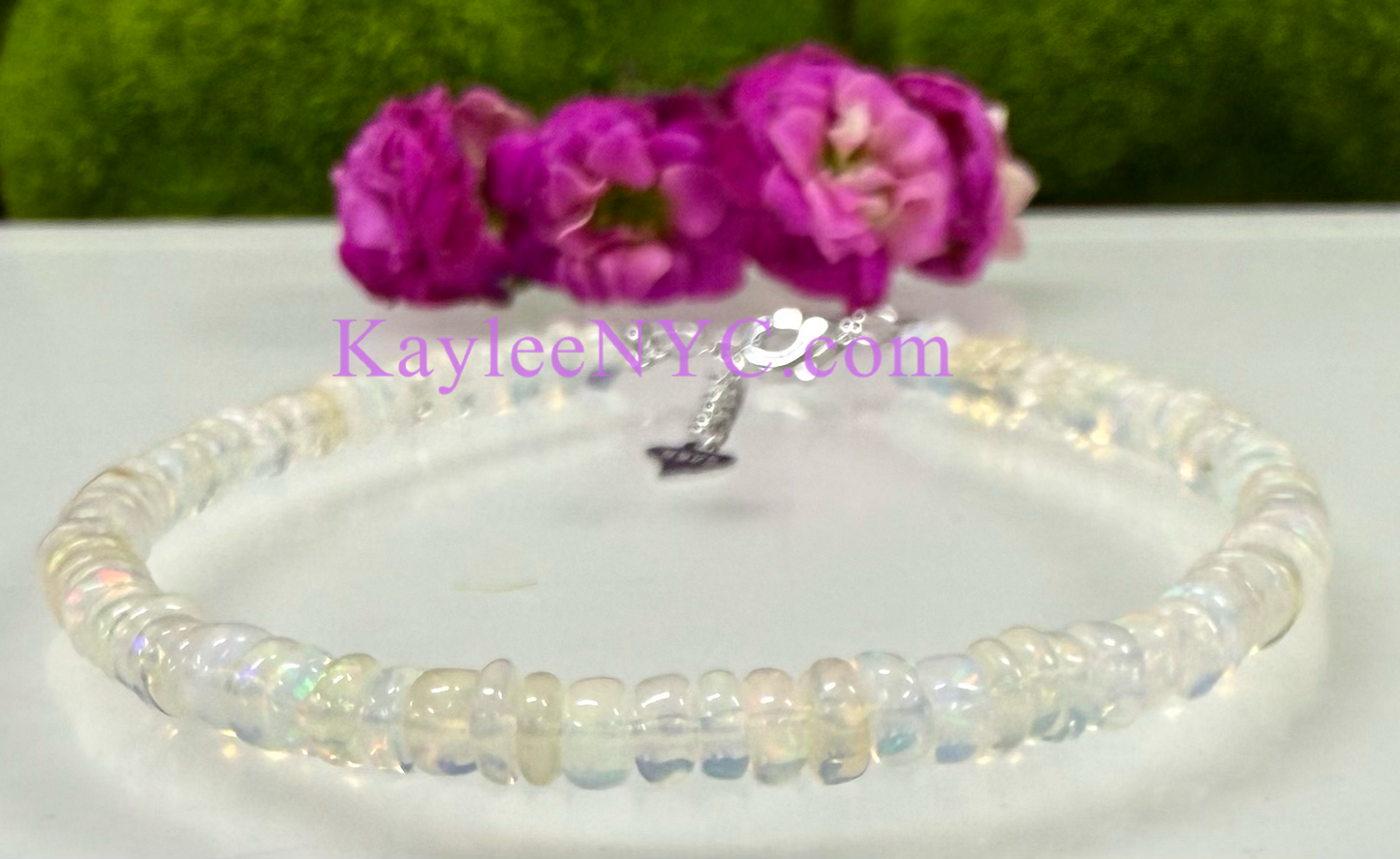 Wholesale 3PCs Ethiopian Natural Crystal Stretch Bracelet