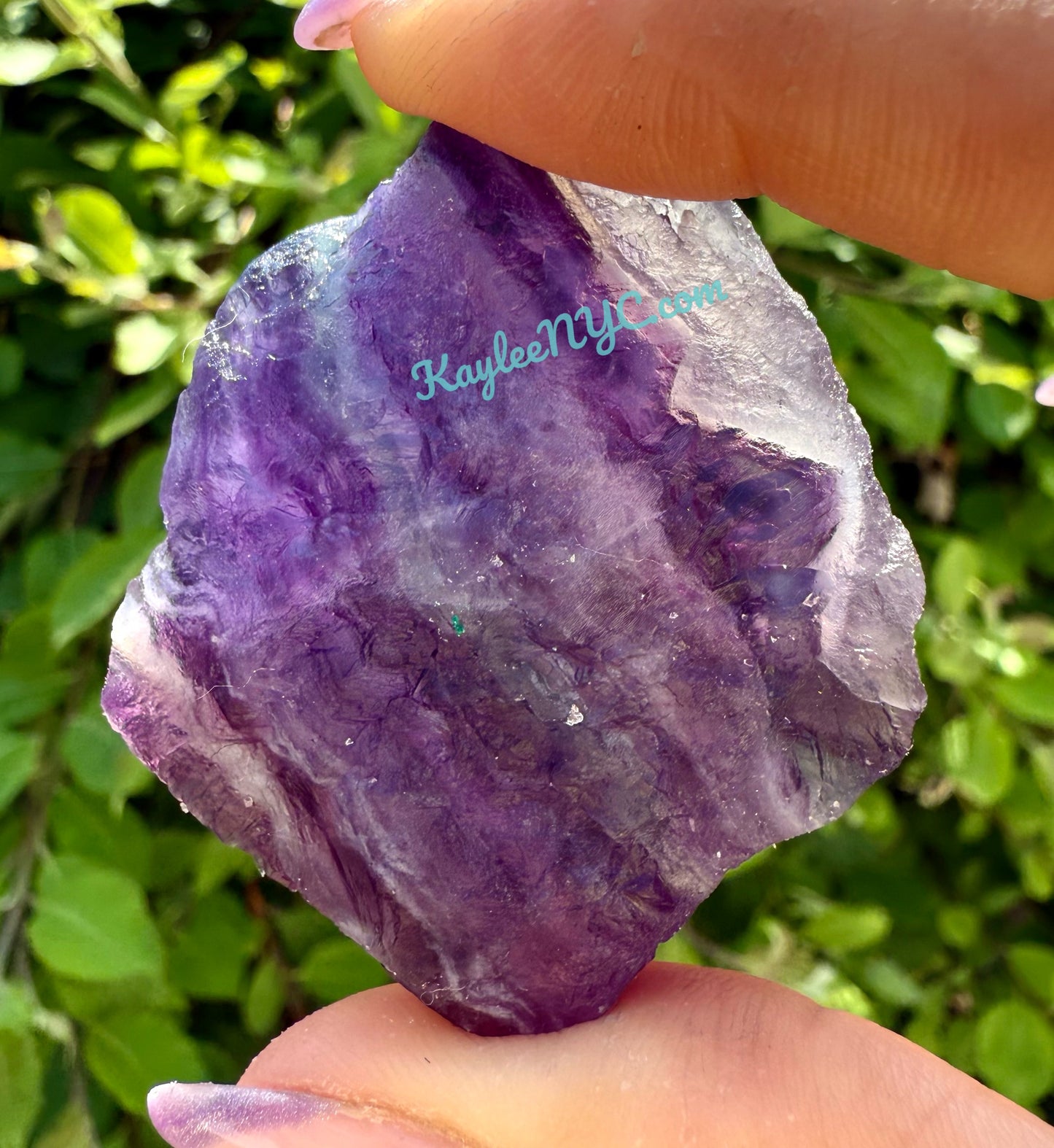2 lbs Natural Purple Fluorite Crystal Nice Quality