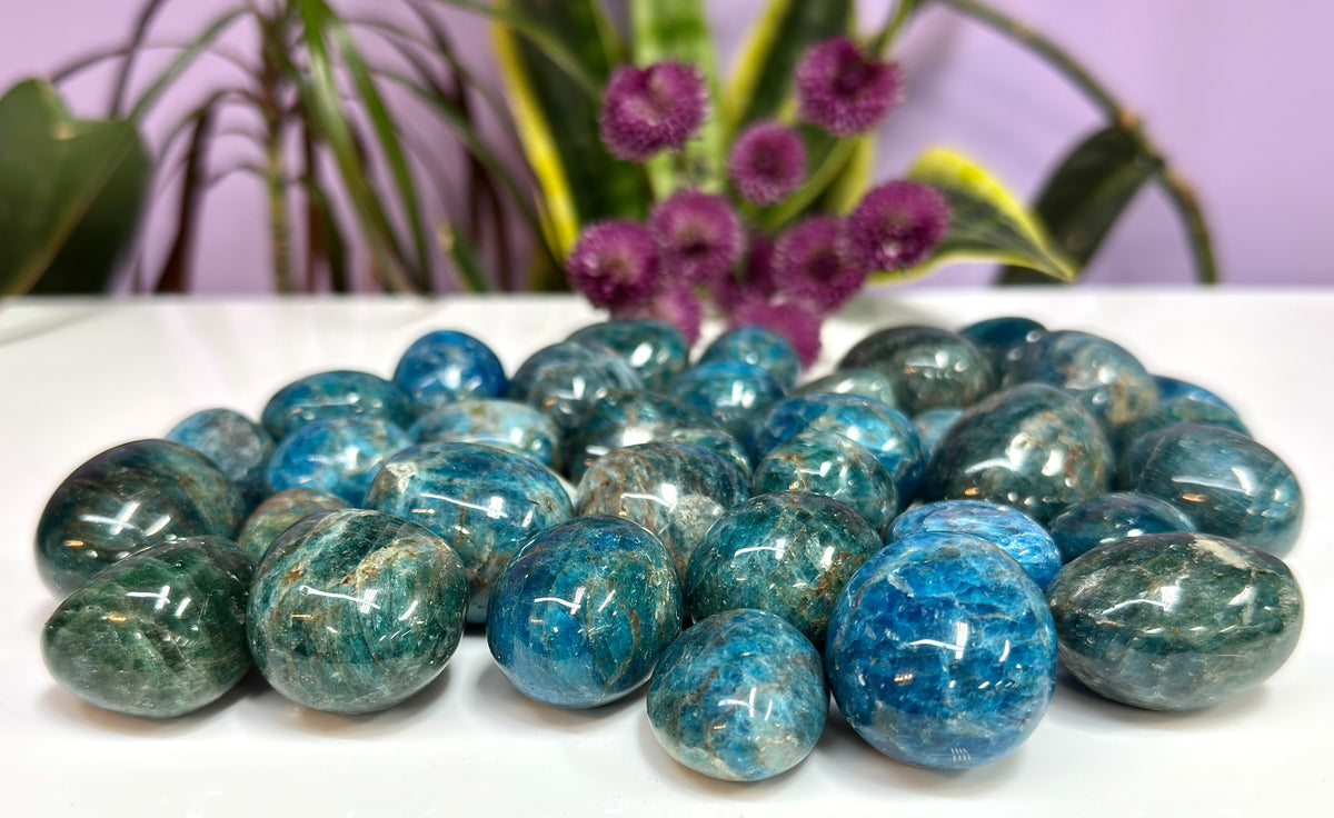 2 lbs Natural Apatite Tumble Crystals healing energy