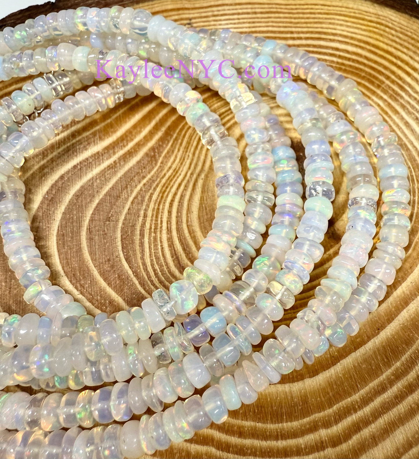 Wholesale 3PCs Ethiopian Natural Crystal Stretch Bracelet