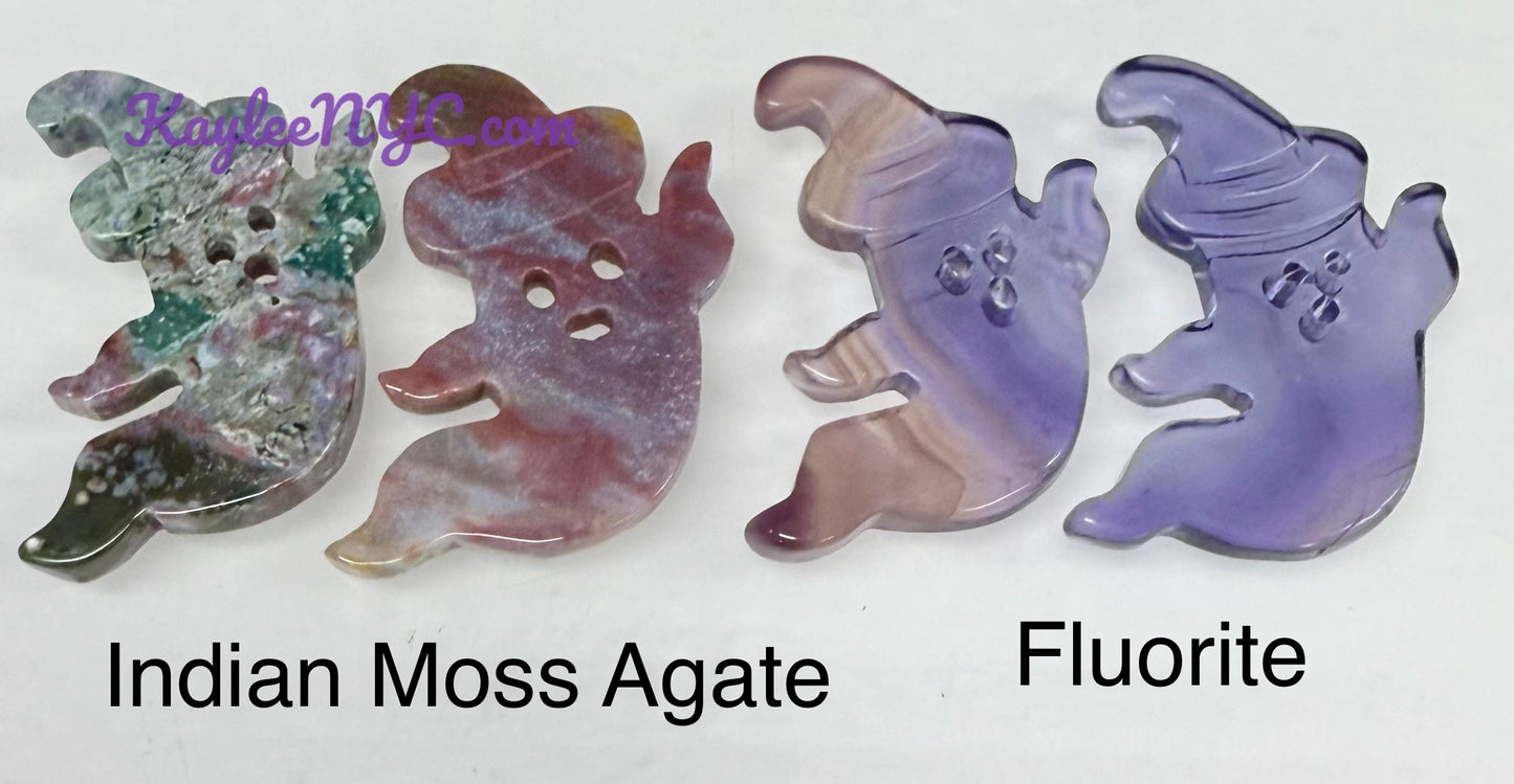 Wholesale Lot 5 PCs Natural Crystals Ghost Healing Energy
