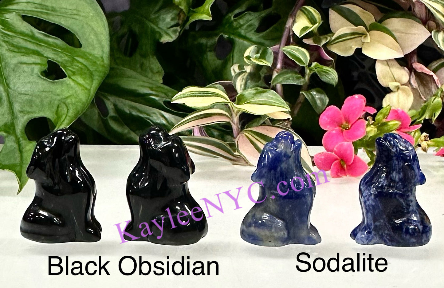 18 PCs 1” Natural Crystal Wolf