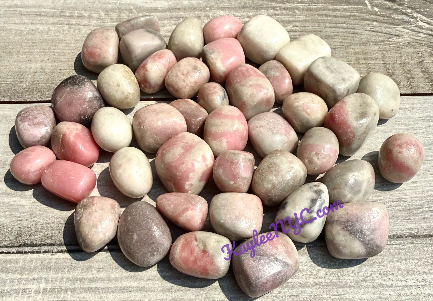 2 lbs Natural Pink Opal Tumble