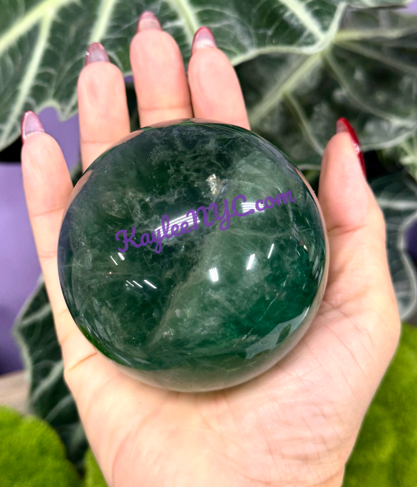 Wholesale Lot 4 to 5 Pcs Natural Green Fluorite Sphere Crystal Ball 3.9-4lbs Healing