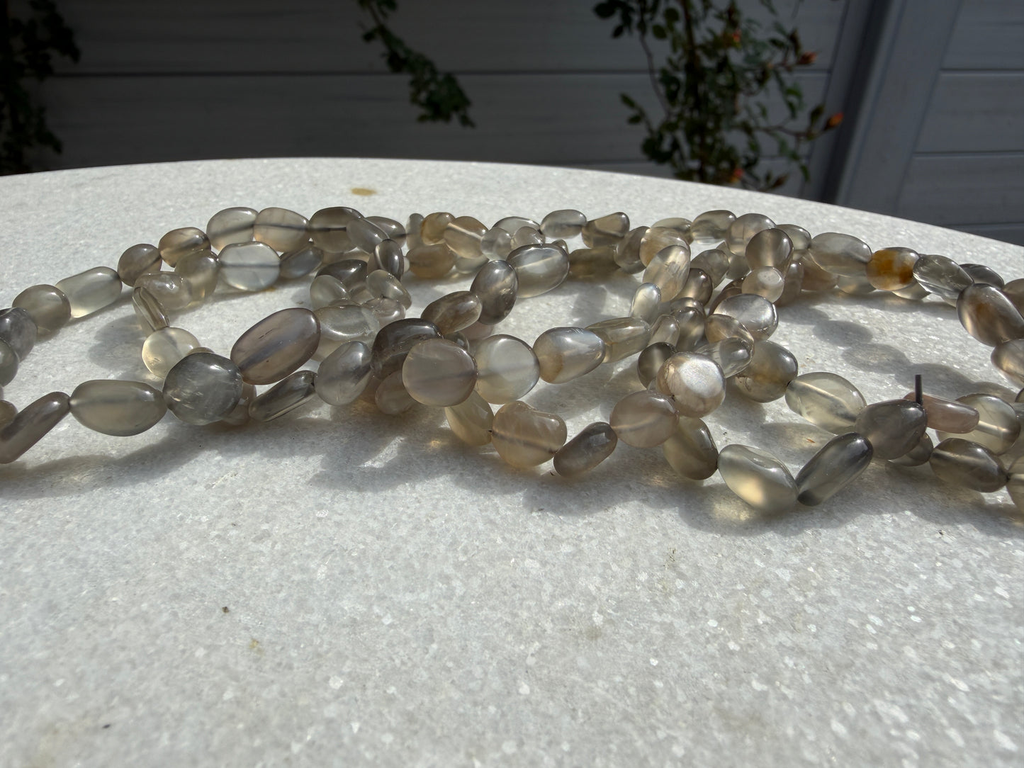 Wholesale 6 Pcs Labradorite Tumble Bracelet Natural Crystal Stretch
