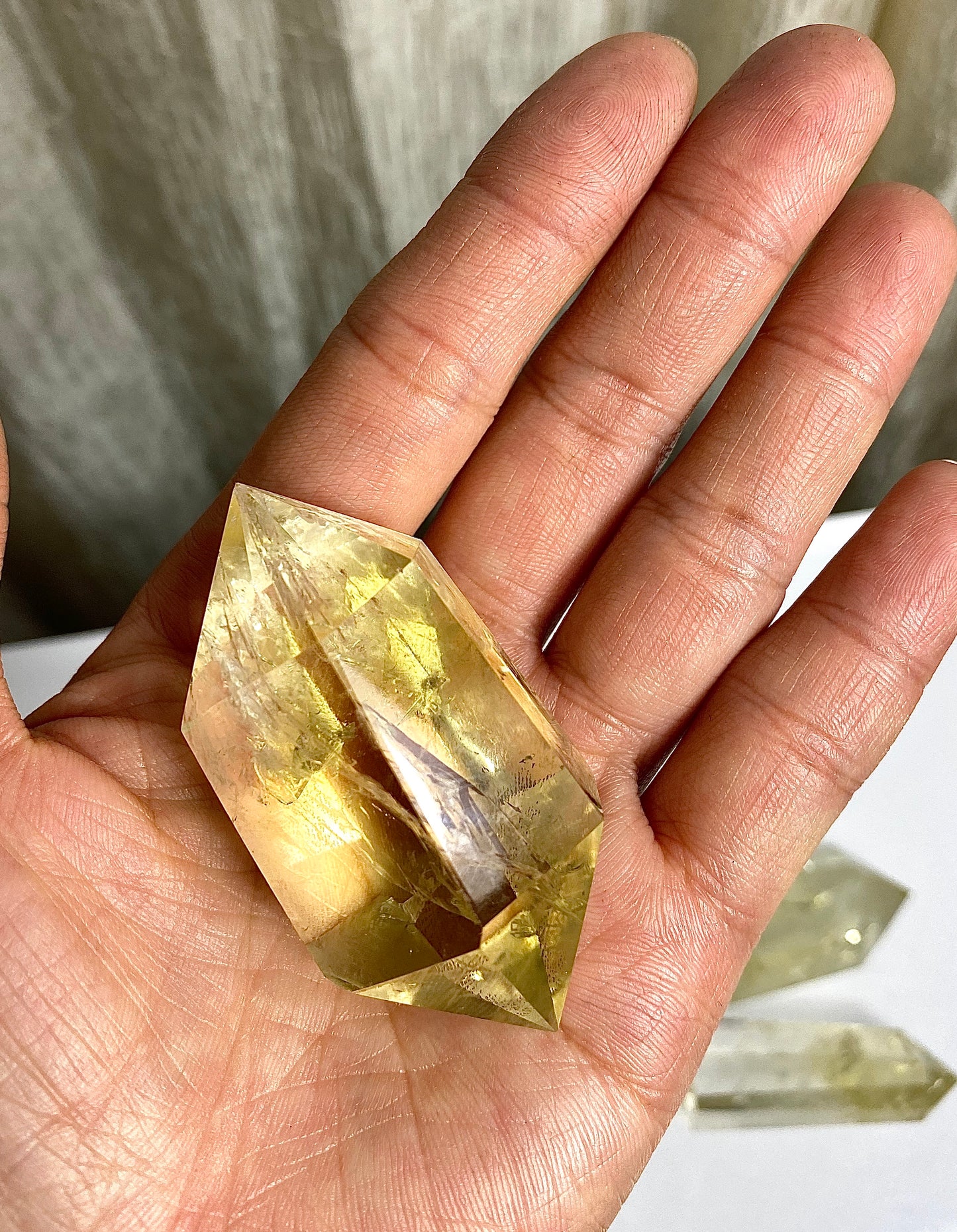 1 lb Citrine Double Terminated Point