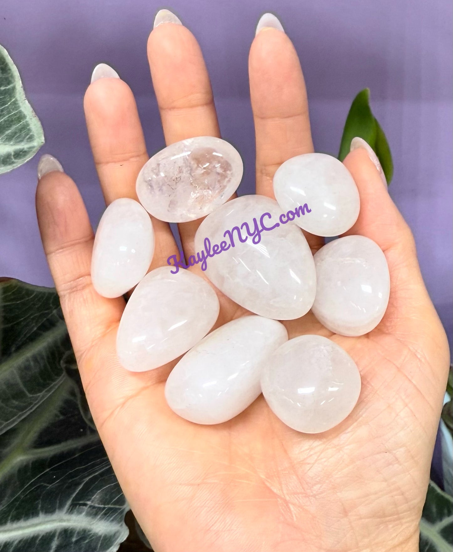 Wholesale Lot 2 Lbs Natural Clear Quartz Tumble Crystal Healing Energy Nice Quality
