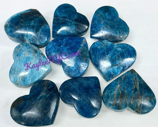 Wholesale 1 lb Lot Natural Apatite Heart Crystal Energy