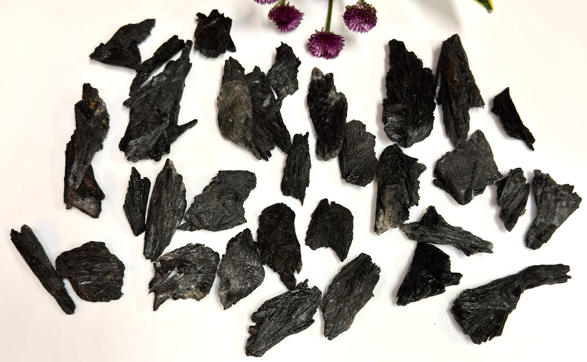 Wholesale Lot 1 Lb Natural Black Kyanite Crystal Healing Energy Nice Quality