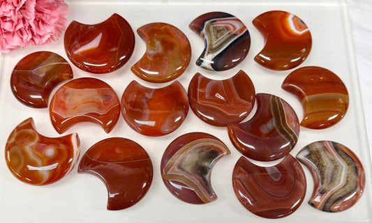 Wholesale Lot 2lb Natural Carnelian Crystal Moon Healing Energy